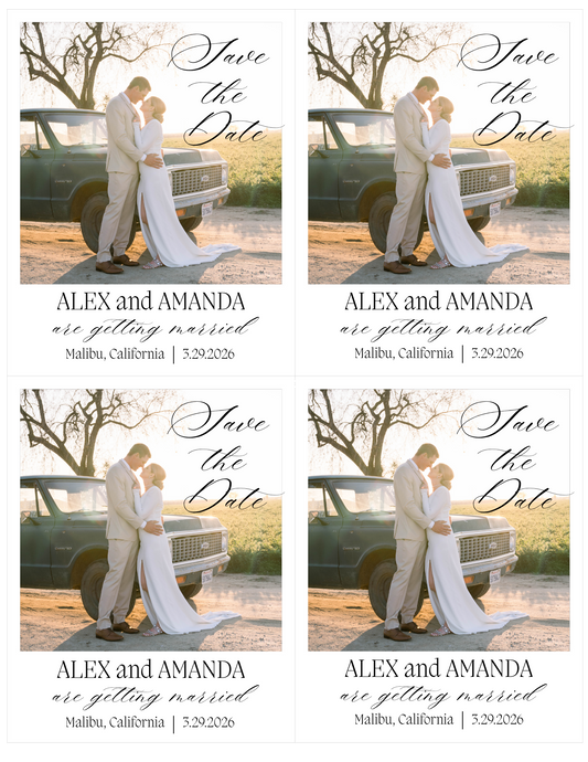 Save The Date Magnets