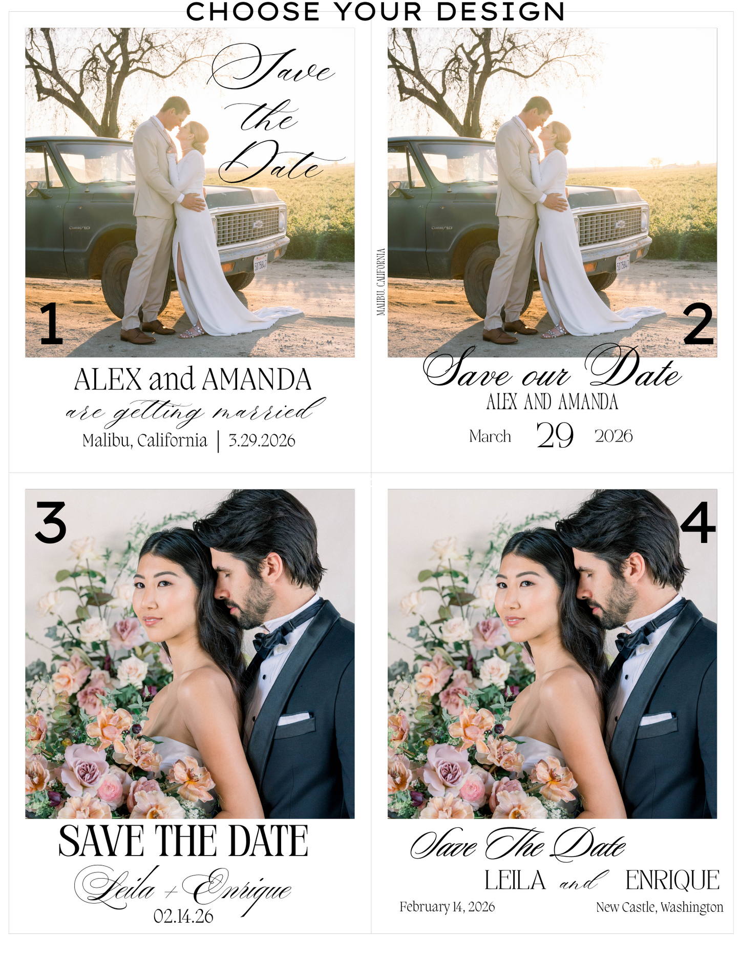 Save The Date Magnets