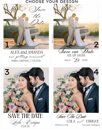 Save The Date Magnets